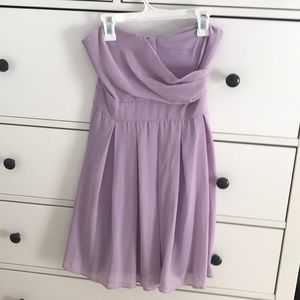 Lilac strapless dress size S/2